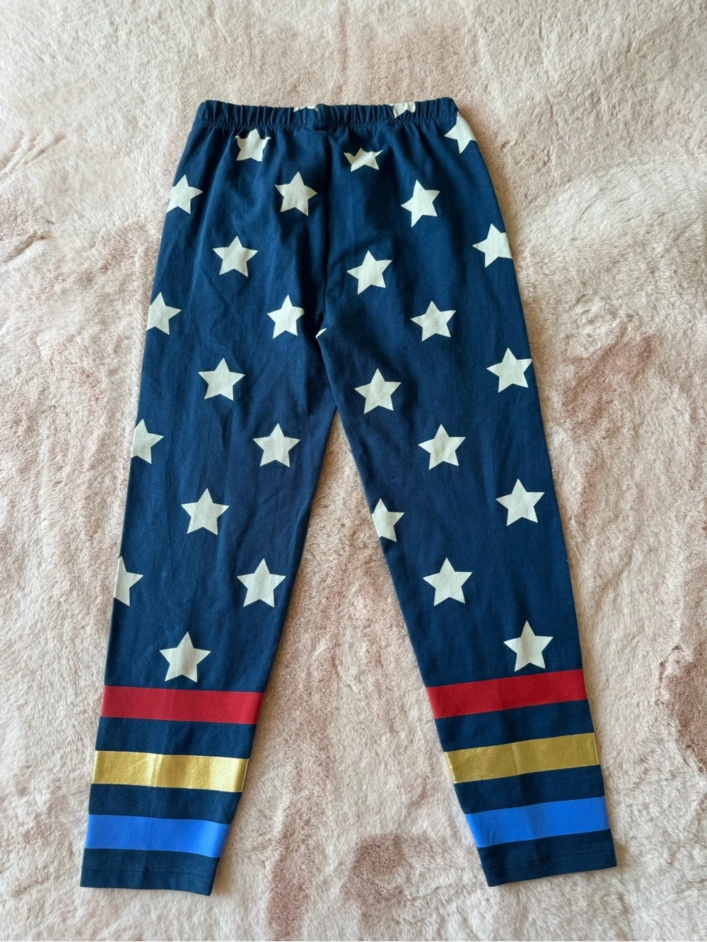NWT Gap Kids Wonder Woman Navy Star Leggings Size XL (12)